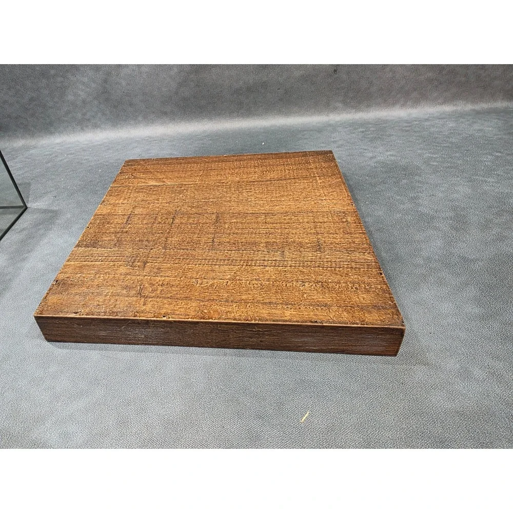 Vintage Style Glass Wardian Case Terrarium with Wooden Base and Metal Frame